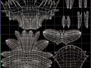 3d hair style for boy v35 3D Model