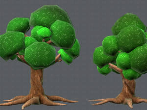 trees cartoon v01 3D मॉडल