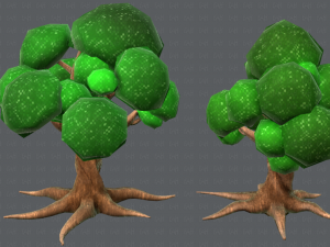 trees cartoon v01 3D मॉडल