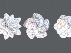 ağa&ccedil;lar &ccedil;izgi film v02 3D Model