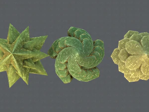 ağa&ccedil;lar &ccedil;izgi film v02 3D Model