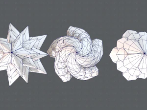 ağa&ccedil;lar &ccedil;izgi film v02 3D Model