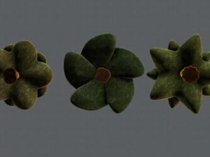 ağa&ccedil;lar &ccedil;izgi film v02 3D Model