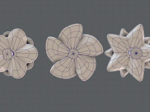 ağa&ccedil;lar &ccedil;izgi film v02 3D Model