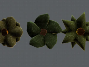 ağa&ccedil;lar &ccedil;izgi film v02 3D Model