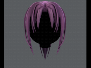 3d hair style for girl v36 3D मॉडल