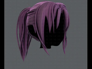 3d hair style for girl v36 3D Model