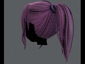 3d hair style for girl v36 3D Model