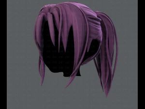 3d hair style for girl v36 3D Model
