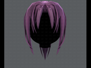 3d hair style for girl v36 3D मॉडल