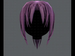 3d hair style for girl v36 3D Model