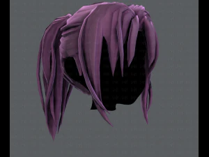 3d hair style for girl v36 3D Model