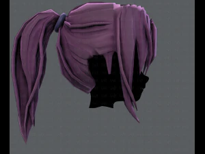 3d hair style for girl v36 3D Model