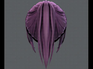 3d hair style for girl v36 3D Model