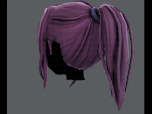 3d hair style for girl v36 3D Model