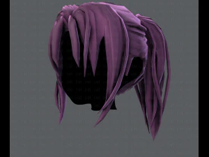 3d hair style for girl v36 3D Model
