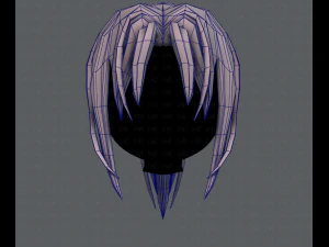 3d hair style for girl v36 3D Model