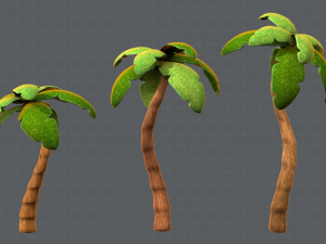 trees cartoon v03 3D मॉडल