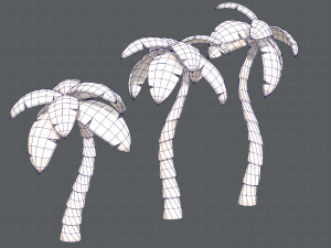 trees cartoon v03 3D मॉडल