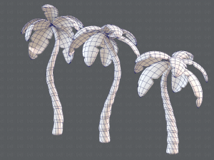 trees cartoon v03 3D मॉडल