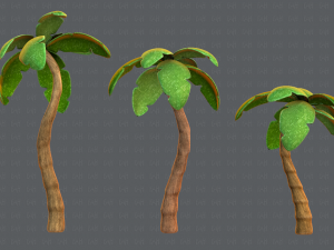 trees cartoon v03 3D मॉडल