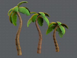 trees cartoon v03 3D मॉडल