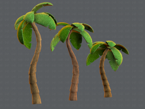 trees cartoon v03 3D मॉडल