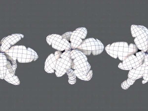 trees cartoon v03 3D Model