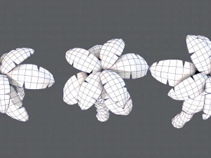 trees cartoon v03 3D Model