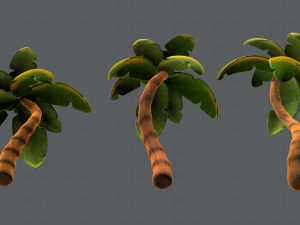 trees cartoon v03 3D मॉडल