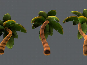 trees cartoon v03 3D Model