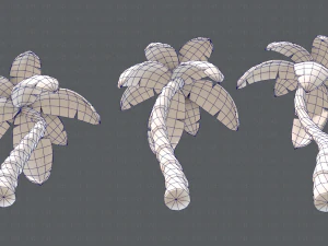 trees cartoon v03 3D Model