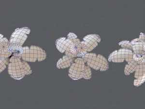 trees cartoon v03 3D Model