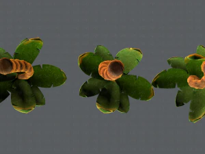 trees cartoon v03 3D Model