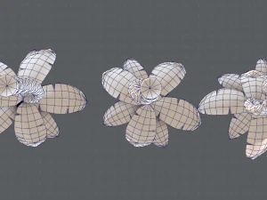 trees cartoon v03 3D Model