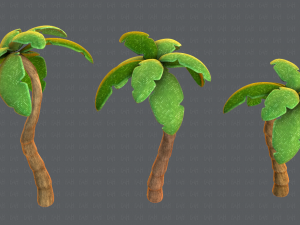 trees cartoon v03 3D मॉडल