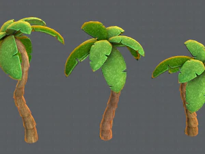 trees cartoon v03 3D Model