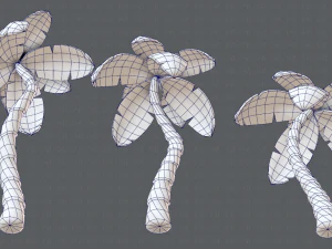 trees cartoon v03 3D Model