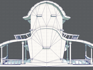 house cartoon v01 3D Model
