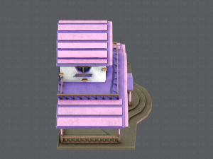 house cartoon v01 3D Model