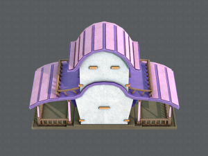house cartoon v01 3D Model