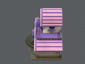 house cartoon v01 3D Model