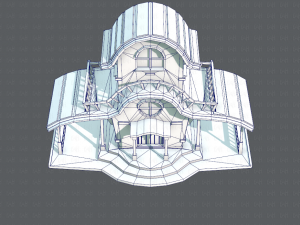 house cartoon v01 3D Model