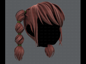 3d hair style for girl v37 3D Model