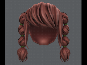 3d hair style for girl v37 3D Model