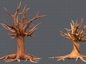 trees cartoon v04 3D Модель
