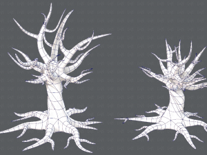 trees cartoon v04 3D Модель