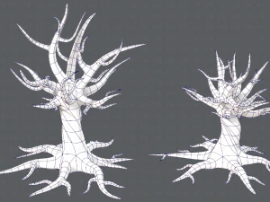 trees cartoon v04 3D Model