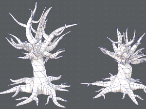 trees cartoon v04 3D Модель