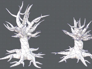 trees cartoon v04 3D Model